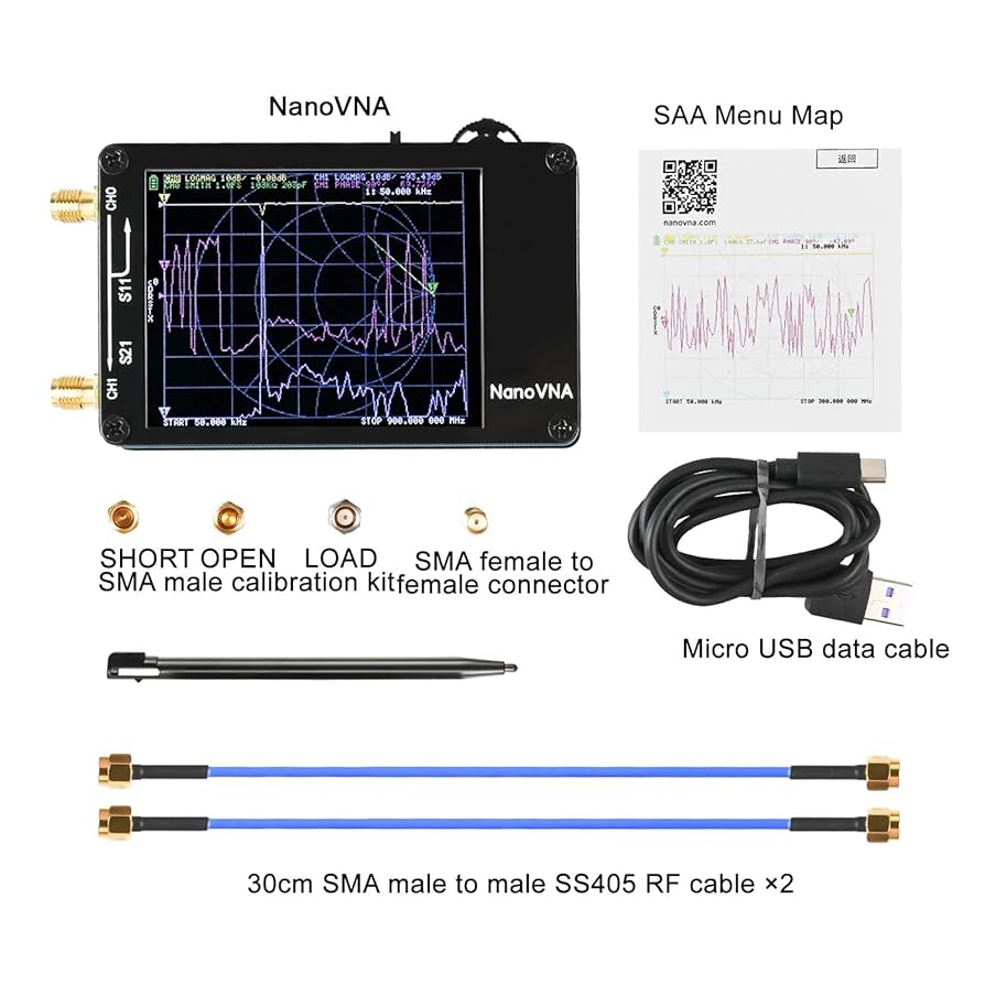 Amazon | Dearsee NanoVNA 50KHz-1.5GHz アンテナネットワー ク